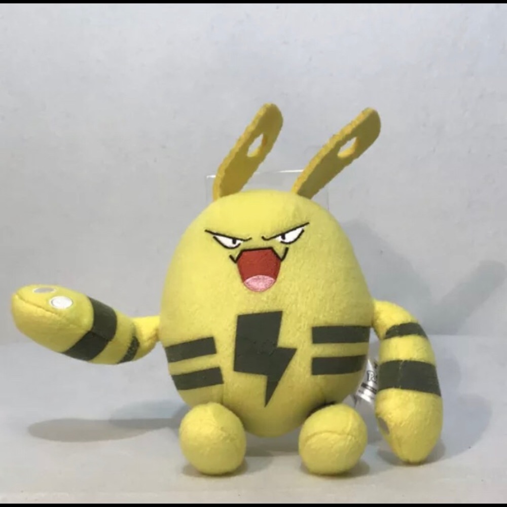 Pokemon TOMY 8" Elekid 2018 Plush Stuffed Animal